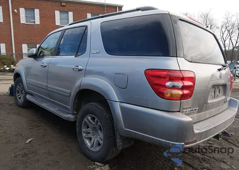2004 Toyota Sequoia Sr5 V8 z USA, uszkodzony, nr VIN 5TDBT44A04S231784